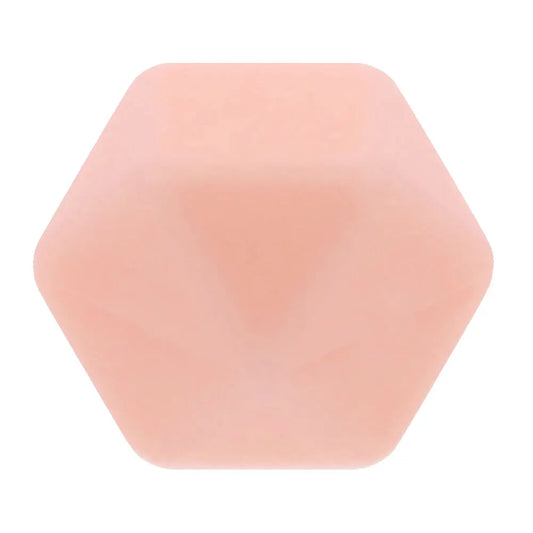 Opry Siliconen kralen hexagon 717 - 14 mm (per zakje 5 stuks)