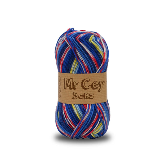 Mr. Cey Sokz Jacquard Royal Party (702)