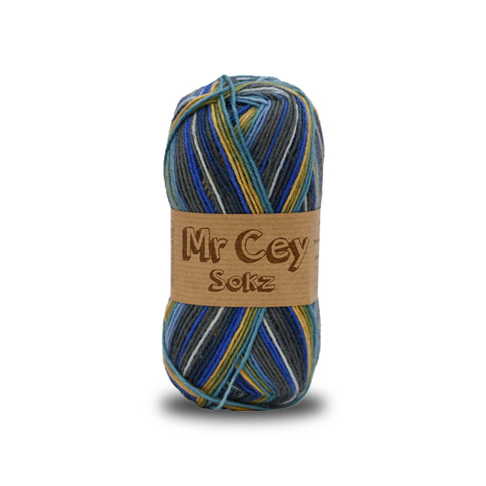 Mr. Cey Sokz Jacquard Waterfall (709)