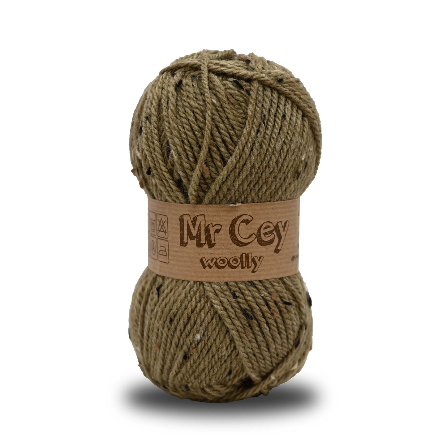 Mr. Cey Woolly Tweed Olive (710)