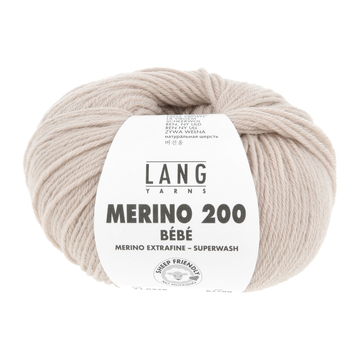 Lang Yarns Merino 200 Bebe Bone (0426)