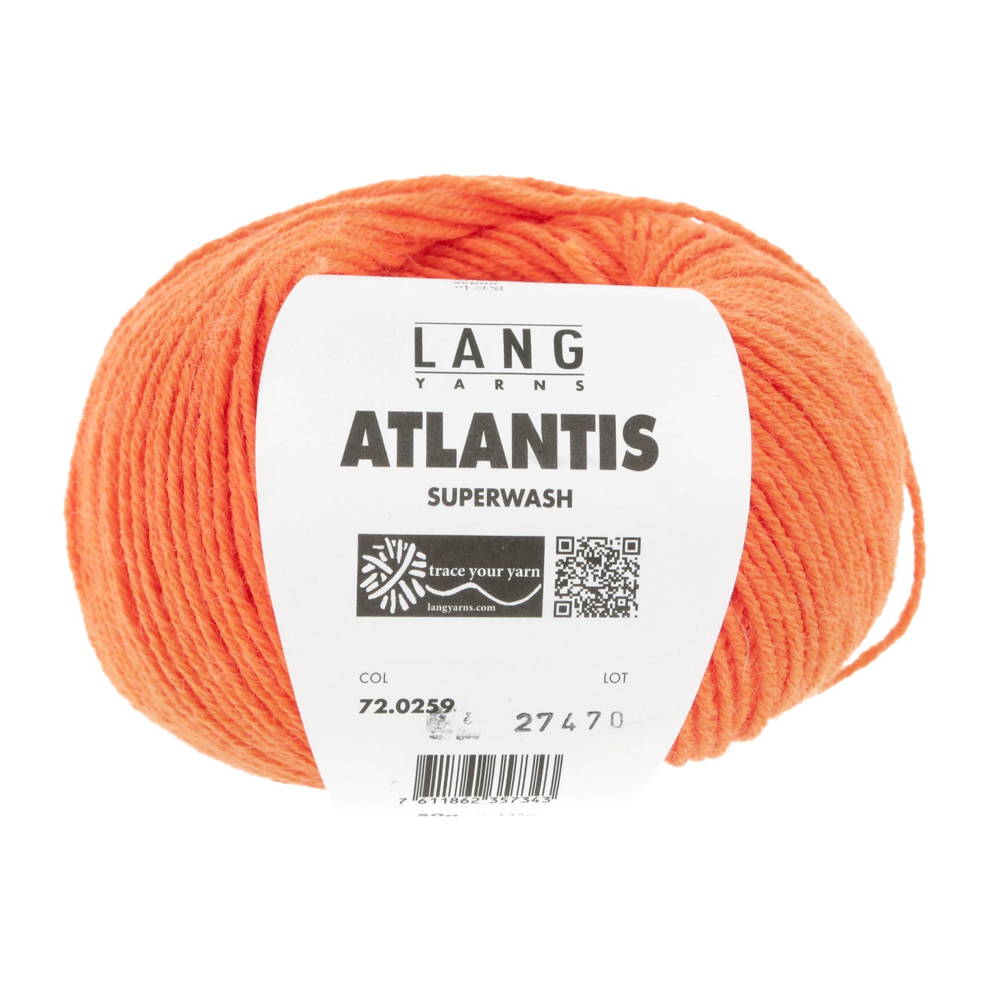 Lang Yarns Atlantis Royal Orange (0259)