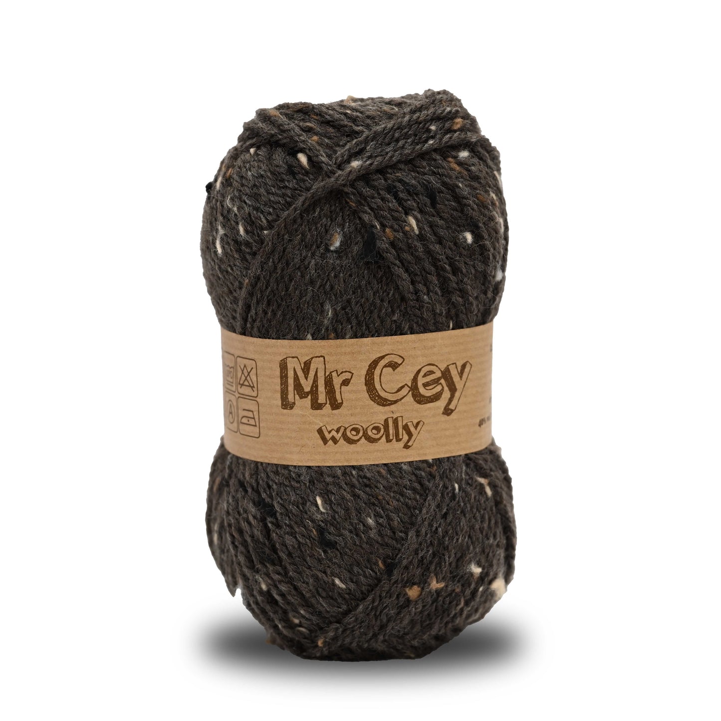 Mr. Cey Woolly Tweed Dark Chocolate (737)