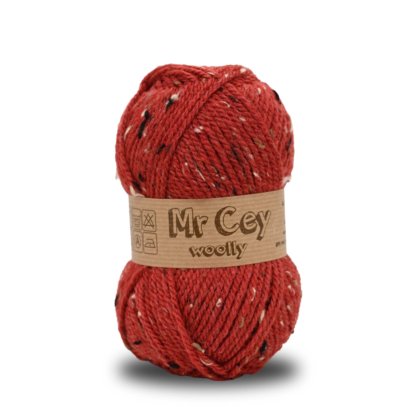 Mr. Cey Woolly Tweed Brick (749)