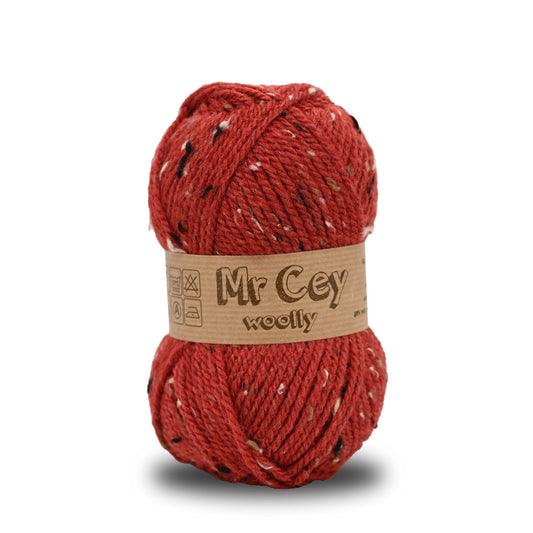 Mr. Cey Woolly Tweed Brick (749)