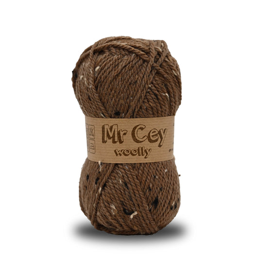 Mr. Cey Woolly Tweed Walnut (754)