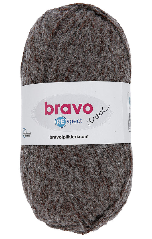 Lammy Yarns Bravo Respect Brown (80) (per pak)