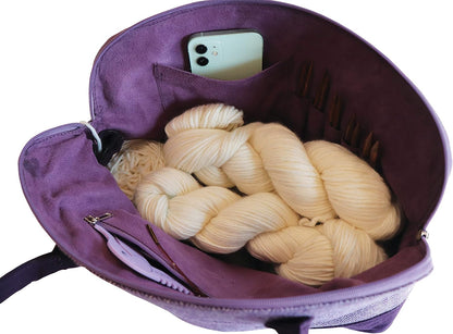 KnitPro Snug schoudertas 40x14x26cm