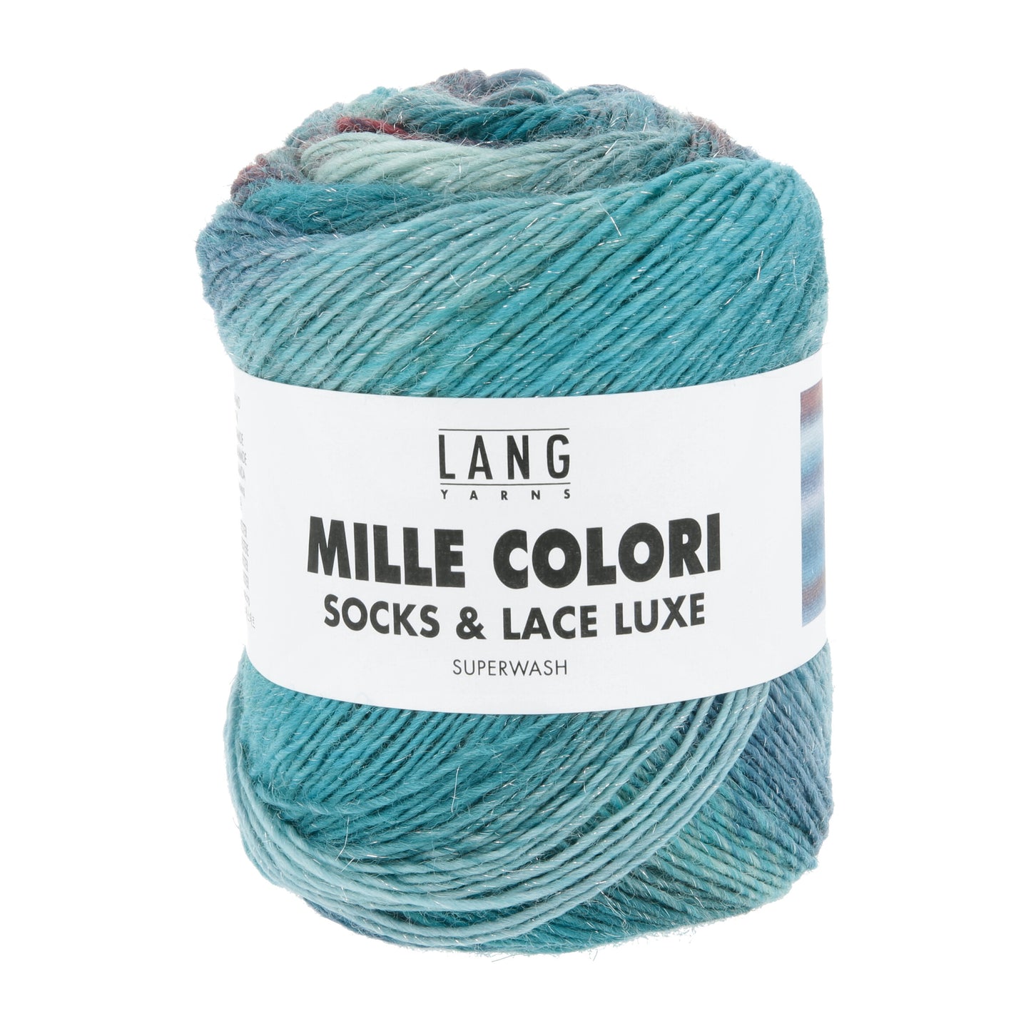 Lang Yarns Mille Colori Socks & Lace Luxe Ocean (0221)