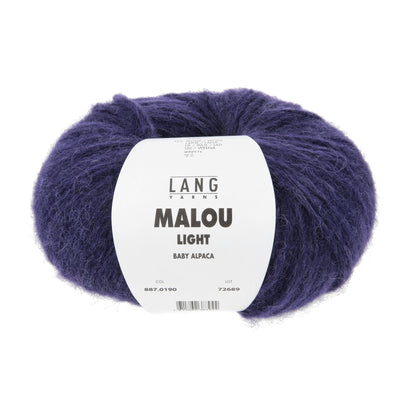 Lang Yarns Malou Light Dark Purple (0190)