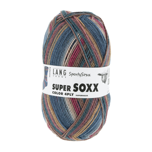Lang Yarns Super Soxx Color 4 Ply SportySoxx Badminton (0501)