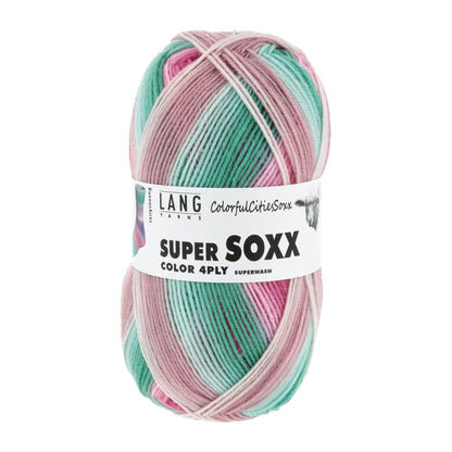Lang Yarns Super Soxx Color 4 Ply ColorfulCitiesSoxx BuenosAires (0507)