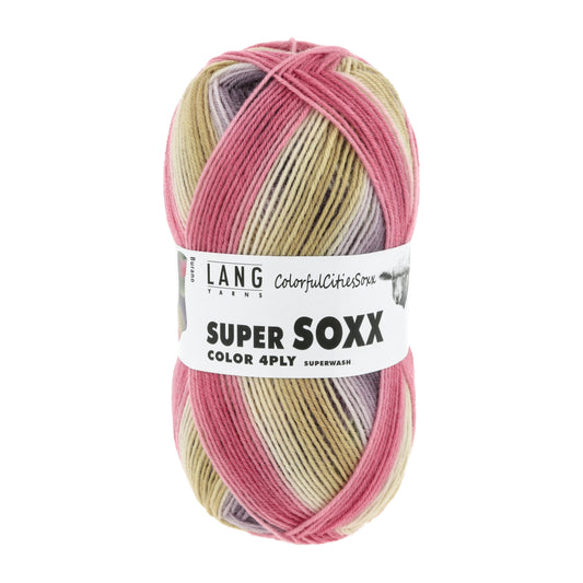 Lang Yarns Super Soxx Color 4 Ply ColorfulCitiesSoxx Burano (0509)