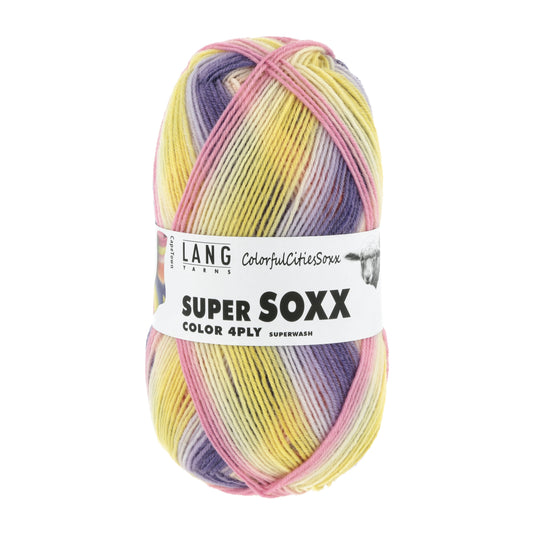 Lang Yarns Super Soxx Color 4 Ply ColorfulCitiesSoxx CapeTown (0510)