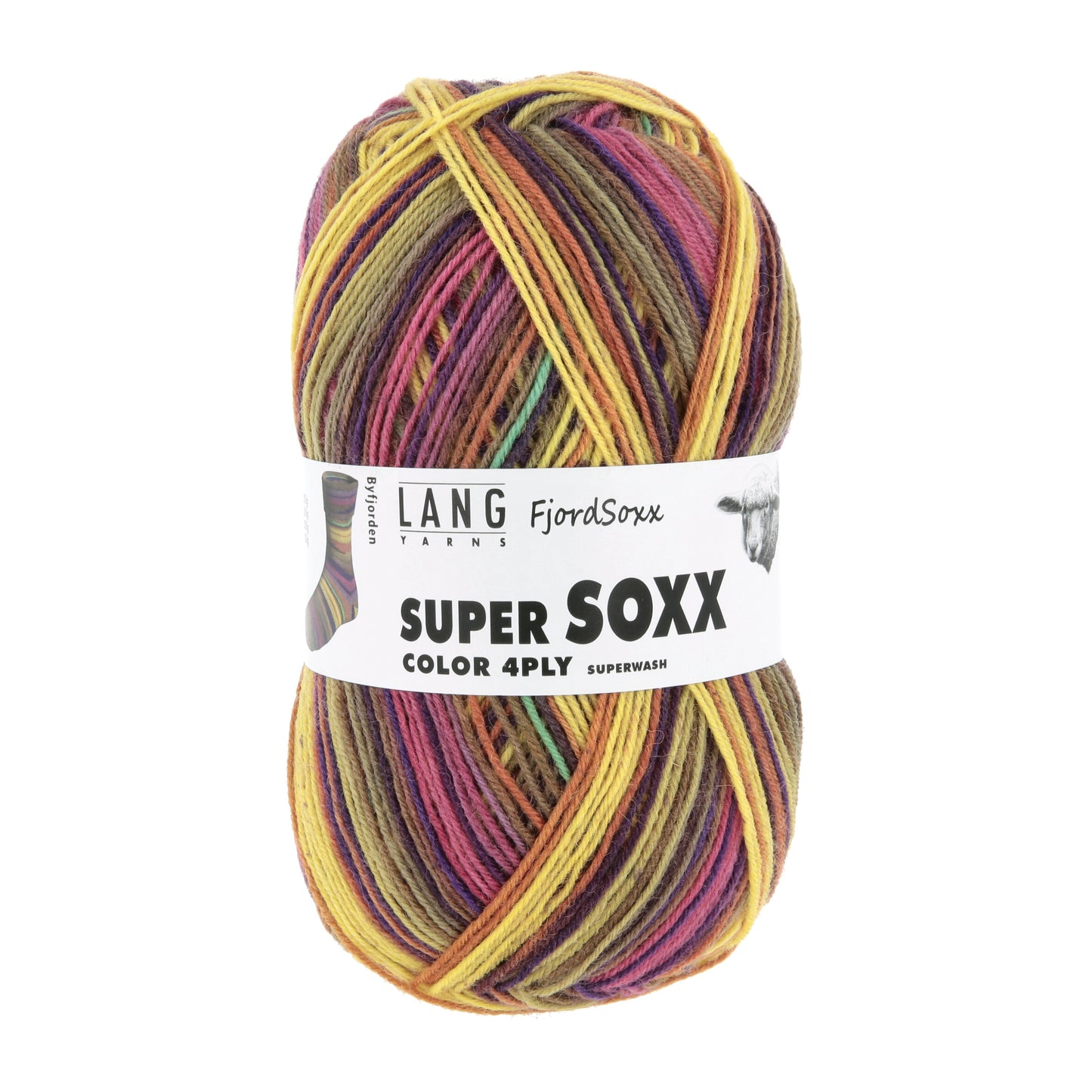 Lang Yarns Super Soxx 4 Ply Fjordsoxx Byfjorden (0538)