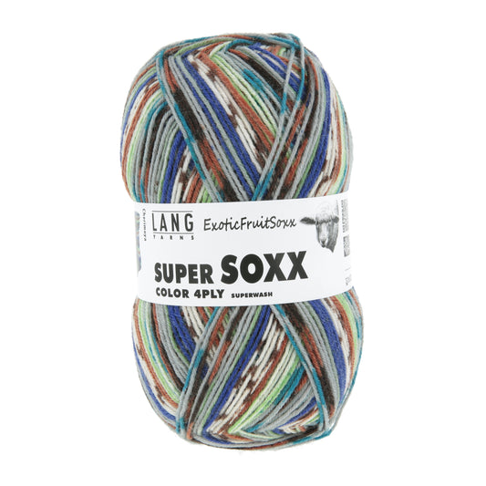 Lang Yarns Super Soxx Color 4 Ply Exotic Fruit Soxx Cherimoya (0569)
