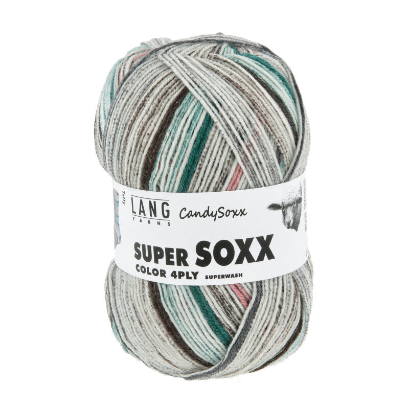 Lang Yarns Super Soxx Color 4PLY Candysoxx Taffy (0591)