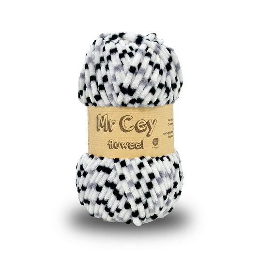 Mr. Cey Fluweel (Chenille) Baby Grey (907)