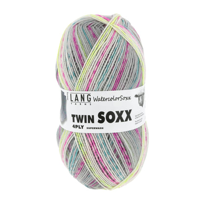Lang Yarns Twin Soxx 4 Ply WatercolorSoxx Turner (0458)