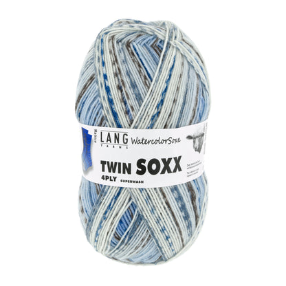 Lang Yarns Twin Soxx 4 Ply WatercolorSoxx Matisse (0461)