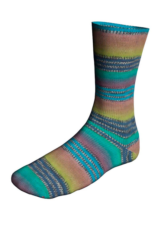 Lang Yarns Twin Soxx Merino 4 Ply Moodsoxx Grateful (583)