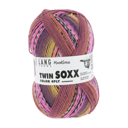 Lang Yarns Twin Soxx Merino 4 Ply Moodsoxx Optimistic (588)