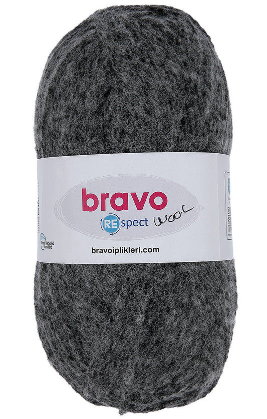 Lammy Yarns Bravo Respect Black (99) (per pak)