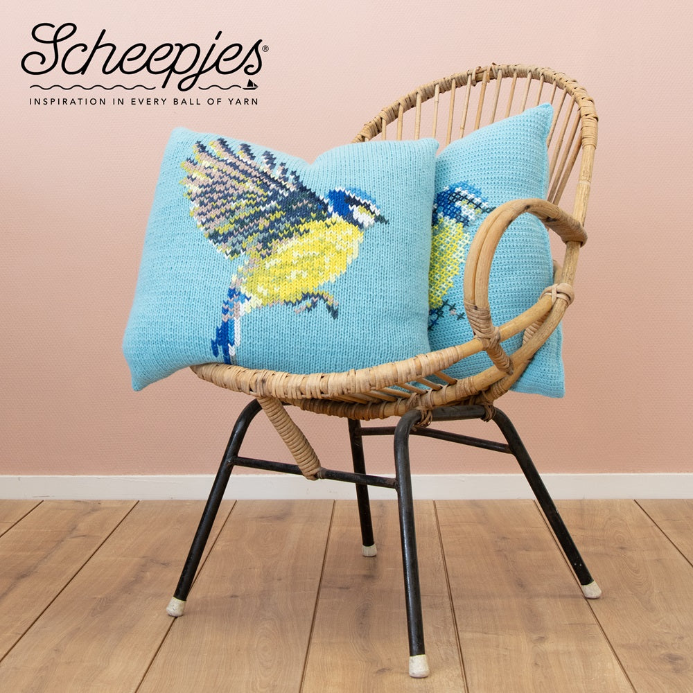 Scheepjes CKAL - Blue Tit Cushion