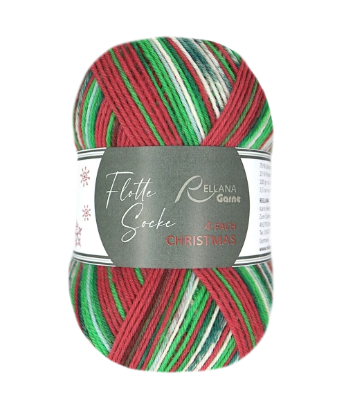 Rellana Flotte Socke 4f. Christmas (2026)