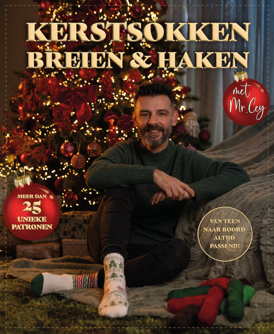 Kerstsokken breien en haken met Mr. Cey (BK2026)