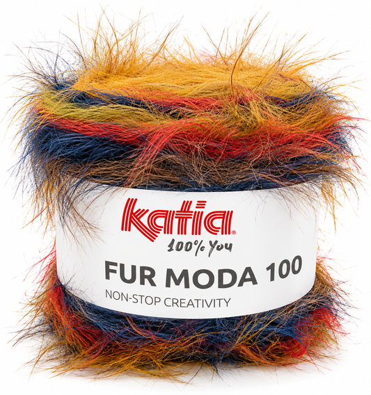 Katia Fur Moda 100 BROWN (307)