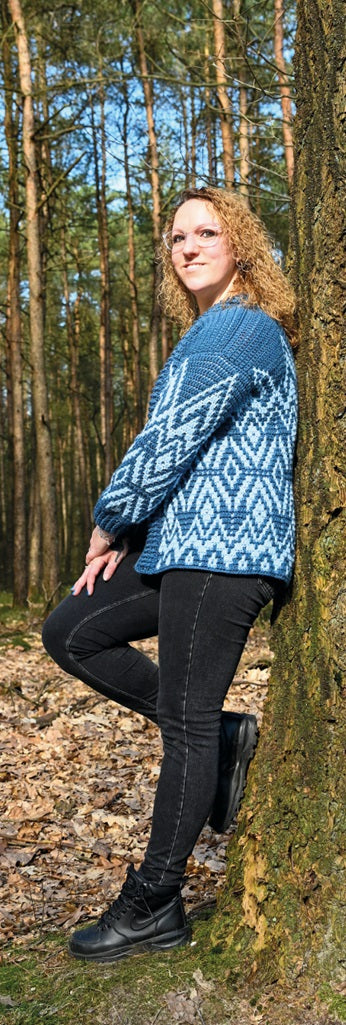 Jeans Jacket (XL/XXL) (The Last Day With Overlay Crochet) (Garenpakket)