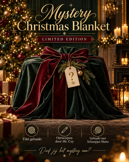 Mystery FILET Christmas deken 2026 (kleur 918)