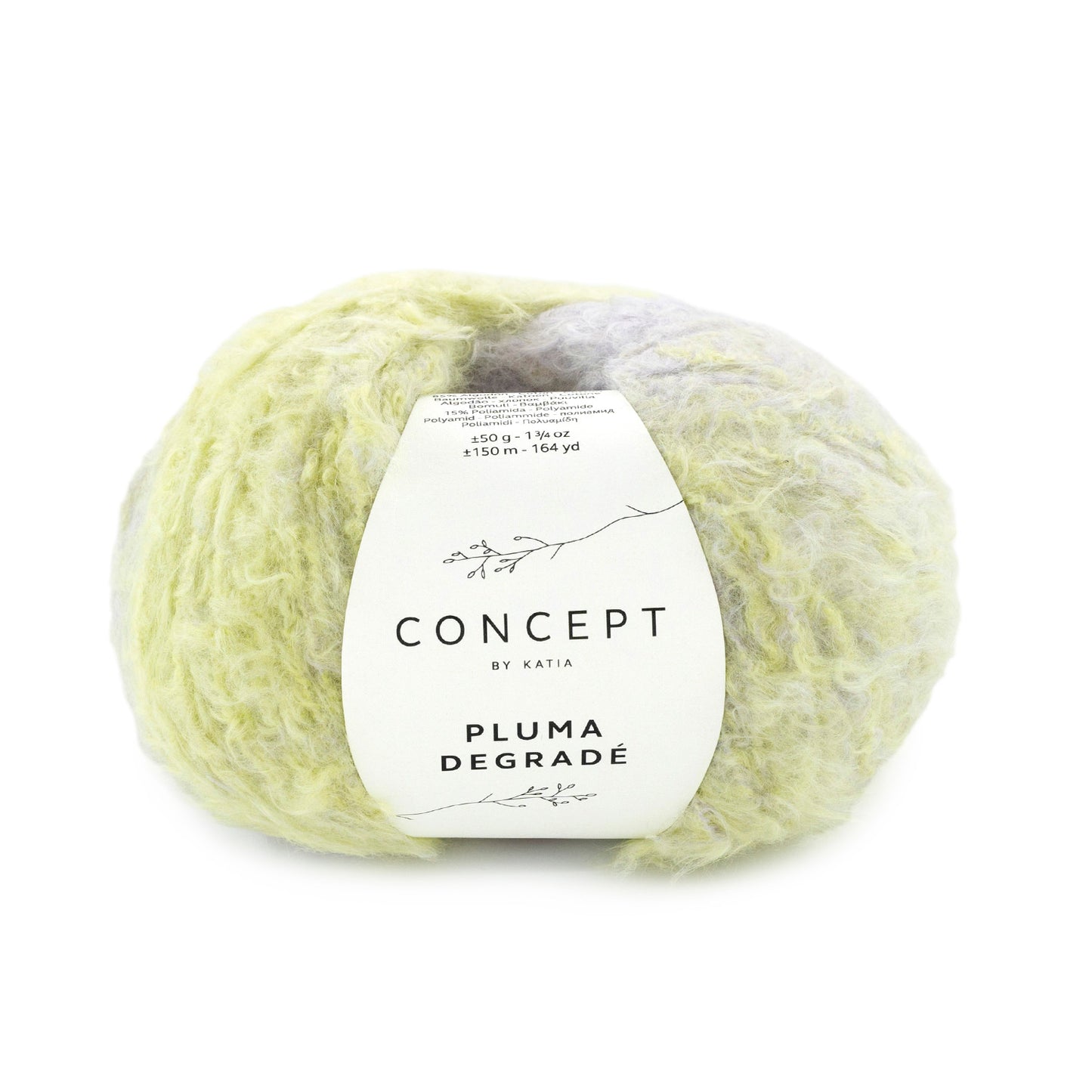 Katia Concpet Pluma Degrade Lime (200)