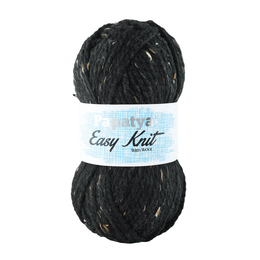 Papatya Easy Knit Tweed Black (1700)