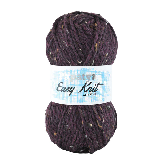 Papatya Easy Knit Tweed Aubergine (4580)