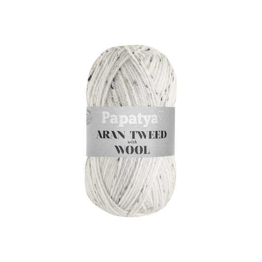Papatya Aran Tweed with Wool Earth (1400)