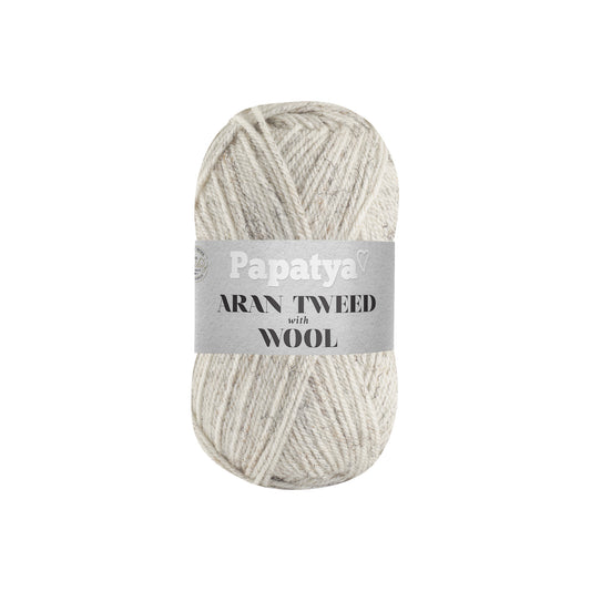 Papatya Aran Tweed with Wool Sand (1700)