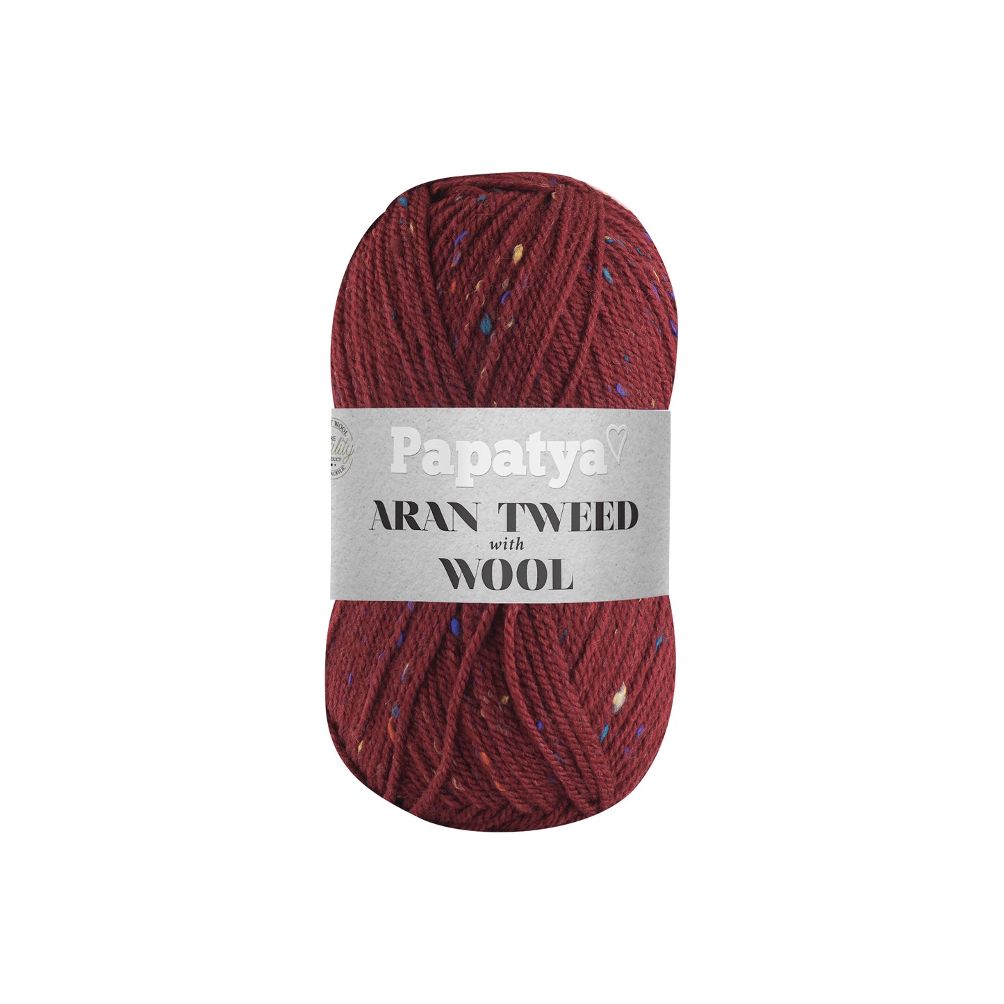 Papatya Aran Tweed with Wool Scarlet (3230)