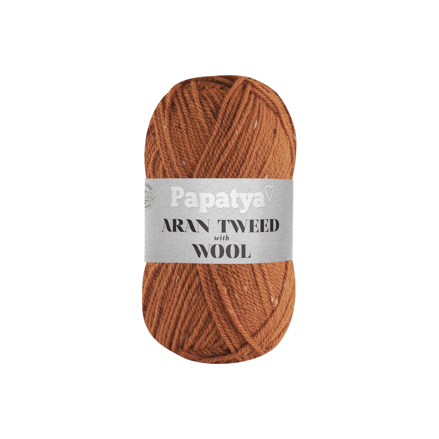 Papatya Aran Tweed with Wool Tangerine (8960)