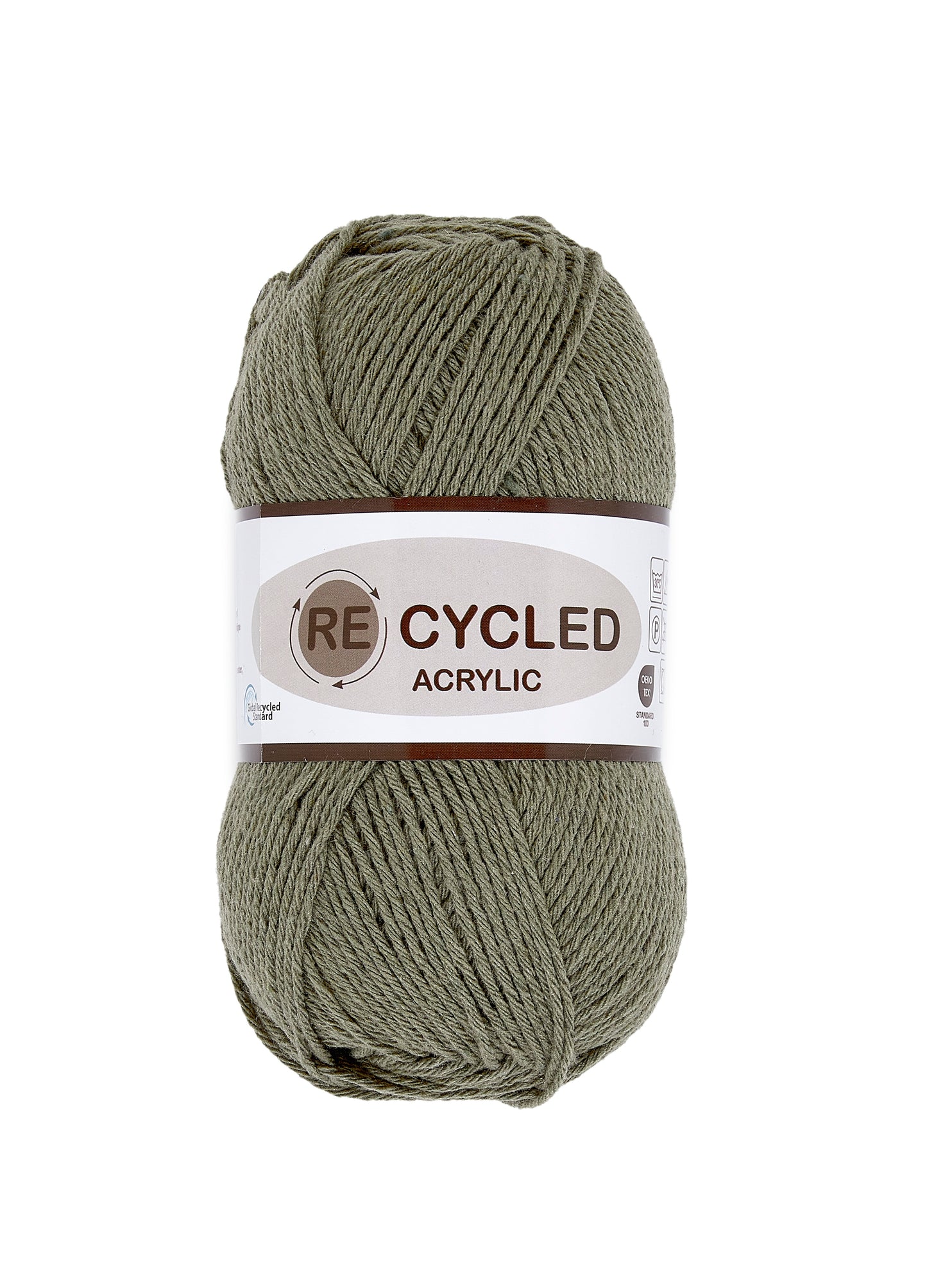 Lammy Yarns Recycled Acrylic Olive (027)