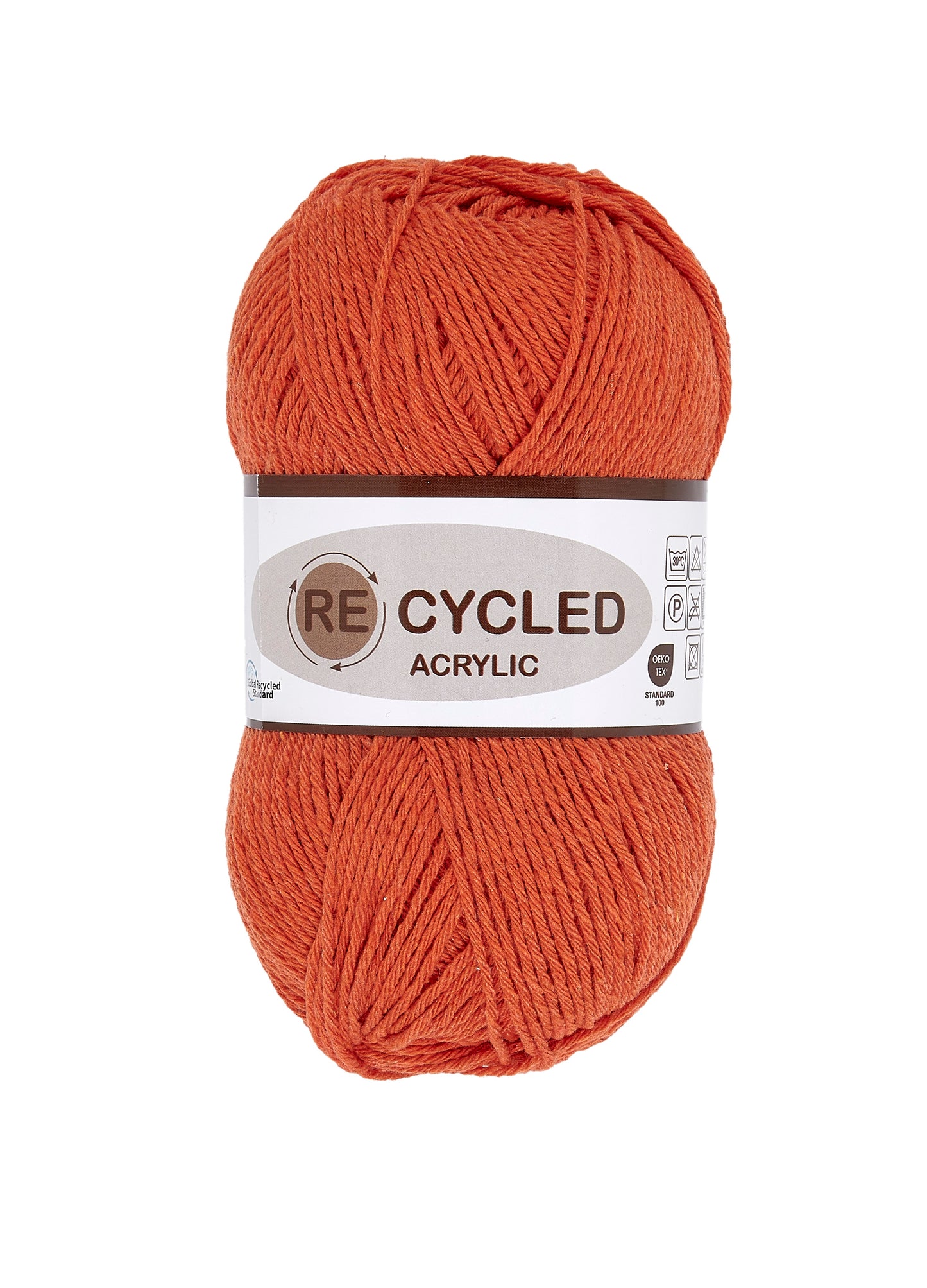 Lammy Yarns Recycled Acrylic Orange (041)