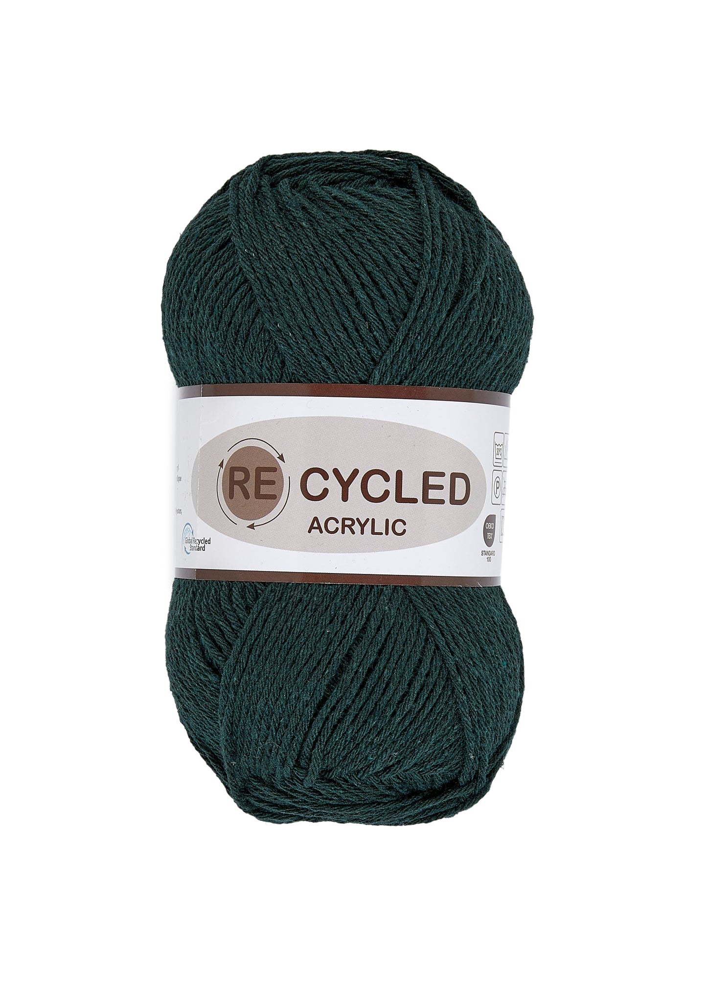 Lammy Yarns Recycled Acrylic Dark Green (072)