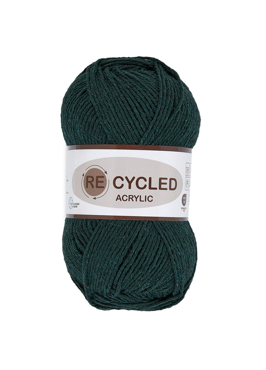 Lammy Yarns Recycled Acrylic Dark Green (072)