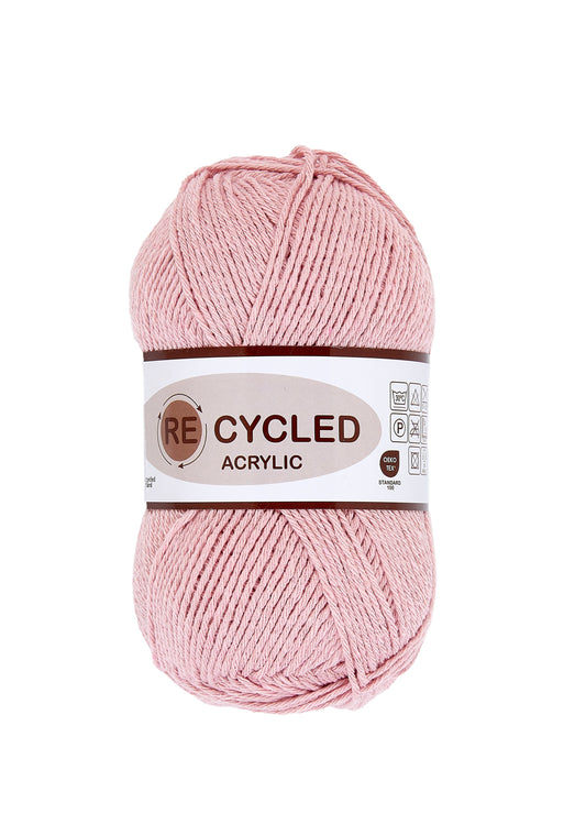 Lammy Yarns Recycled Acrylic Powder Pink (218)