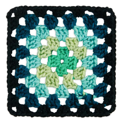 Red Heart Granny Square Cyber Leaf