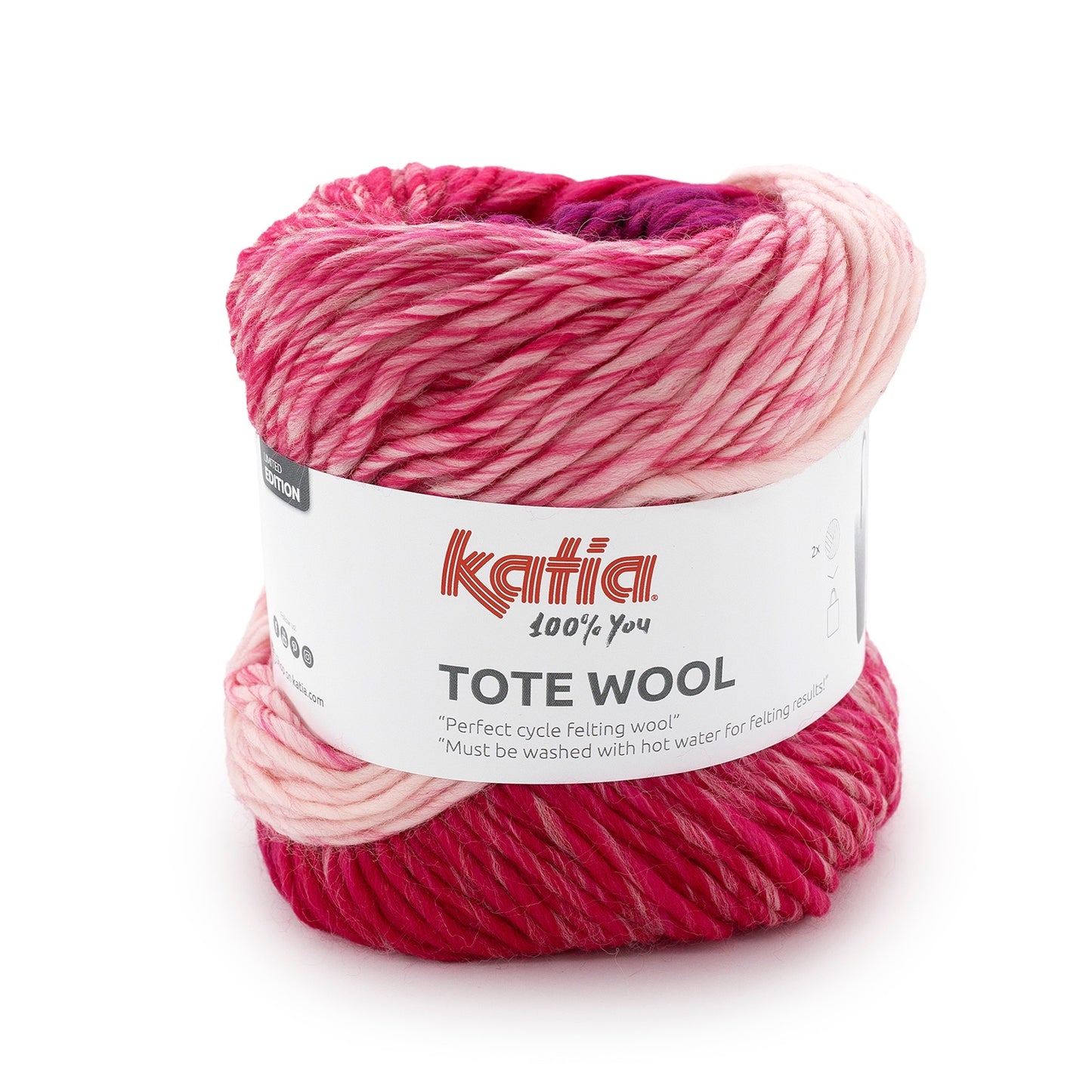 Katia Tote Wool Rose (103)