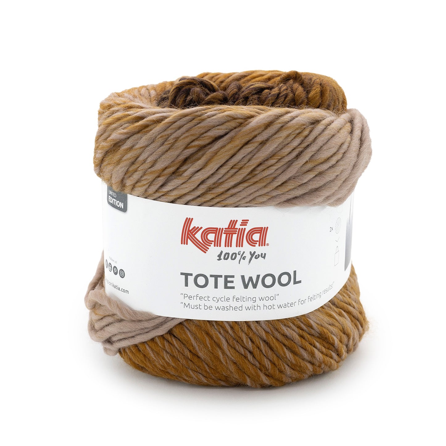 Katia Tote Wool Brown (104)