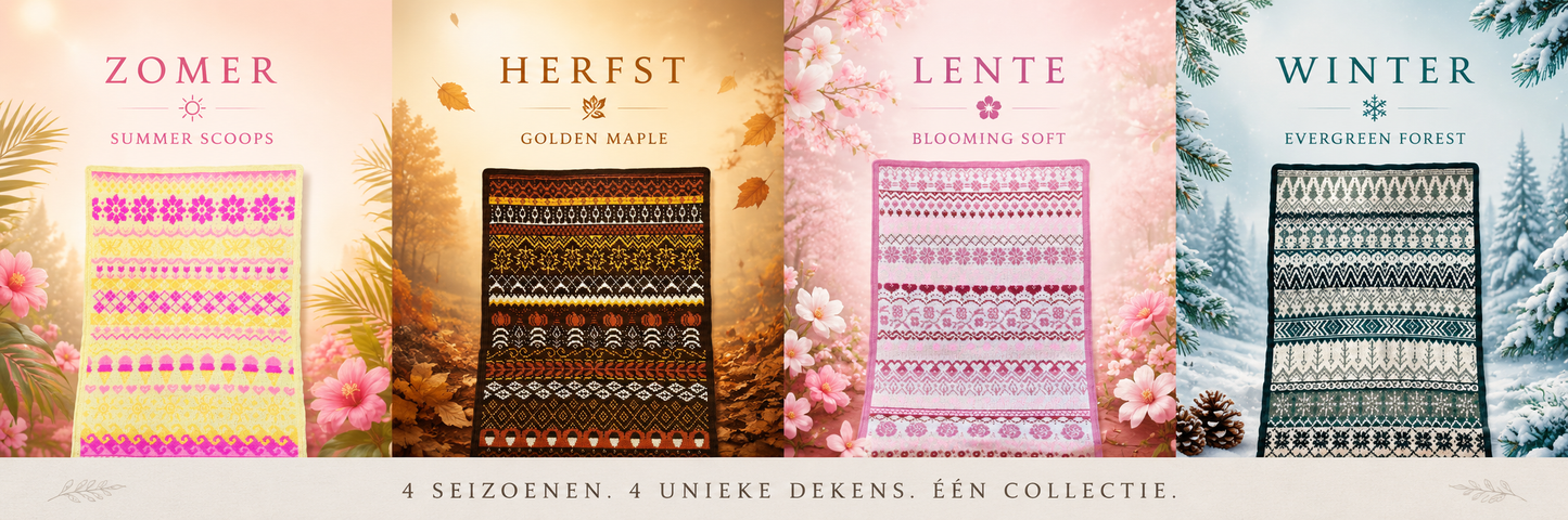 4 Seizoenen Crochet-A-Long Pakket – Mosaic Fair Isle Edition 2026