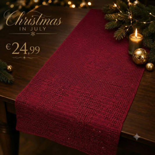 Filet "christmas in july" tafelloper ROOD (by Mr. Cey)